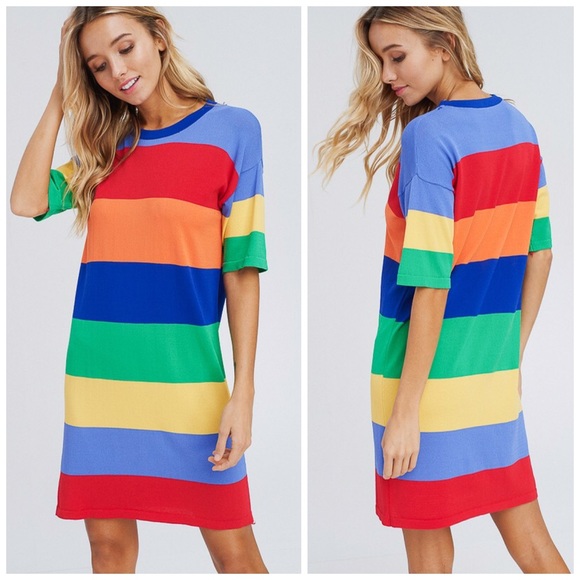 πLAST 1! πColor Block Super Soft Dress - Picture 6 of 7